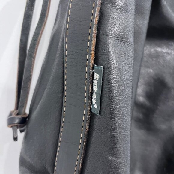 Vintage 90s Rugby NorthAmerica Luxury Thick bucket bag black - Picture 7 of 15